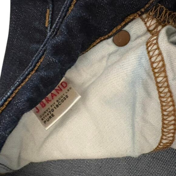 J Brand Dark Wash Curvy Fit Boot Leg Jeans 27 - Picture 5 of 8